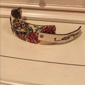 ED HARDY LEATHER BRACELET 🐅
